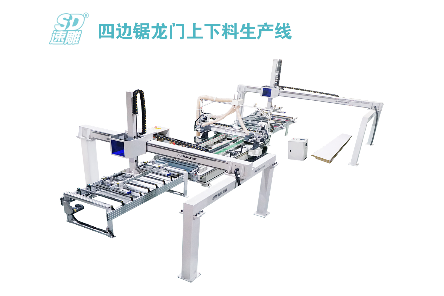 四邊鋸龍門(mén)上下料生產(chǎn)線(xiàn)